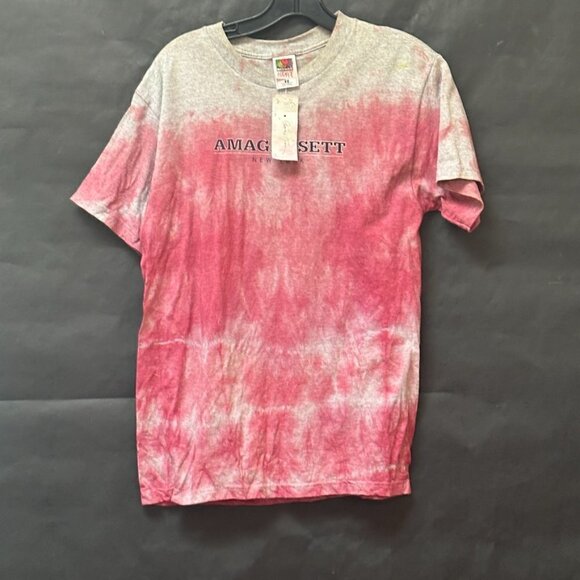 Amagansett New York The Hamptons NWT VTG Deadstock 90's Tie Dye Size Medium Red - Picture 4 of 5